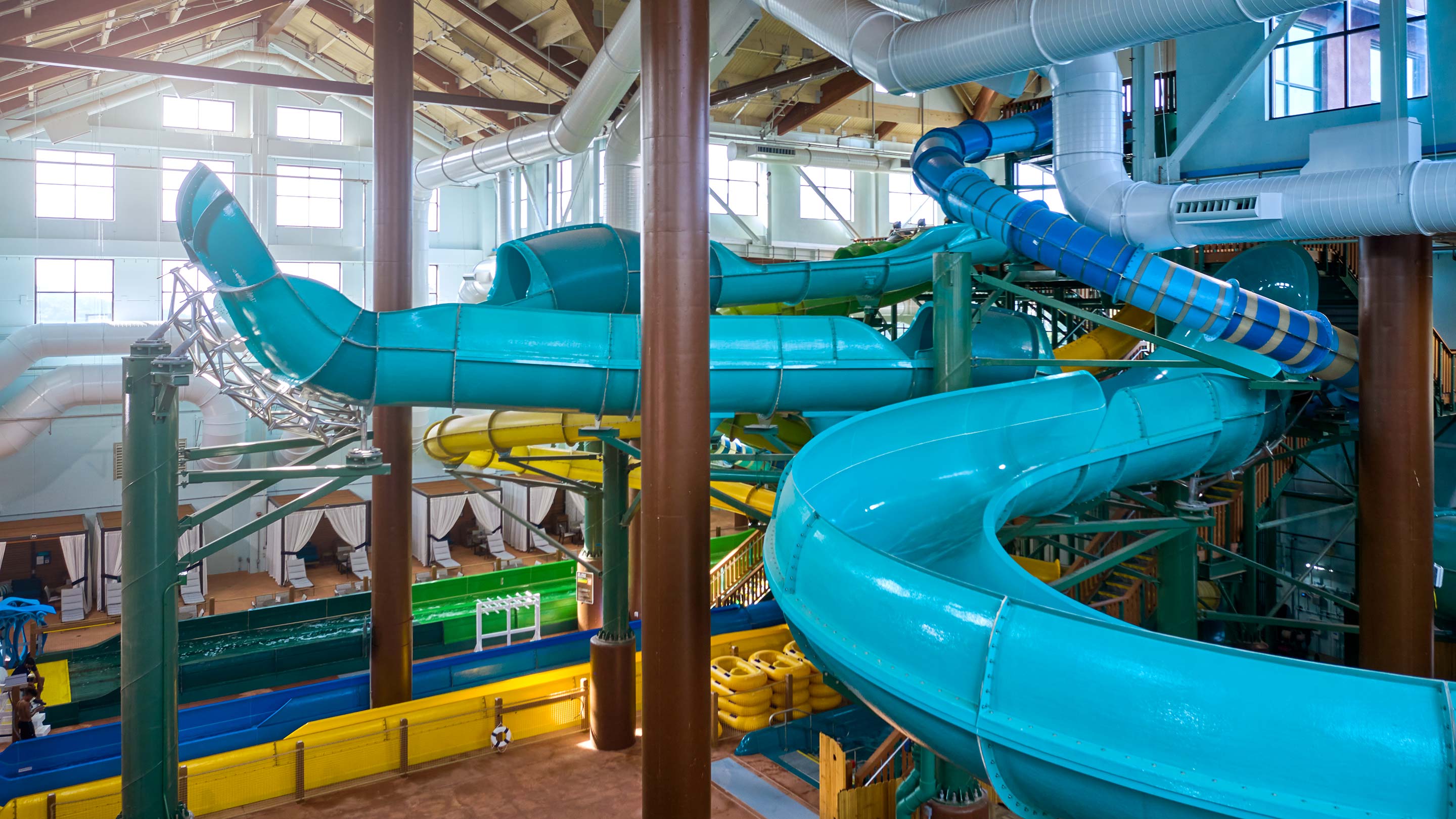 Aerial view of slidewinder